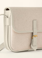 THE CROSS BODY BAG IVORY LEATHER