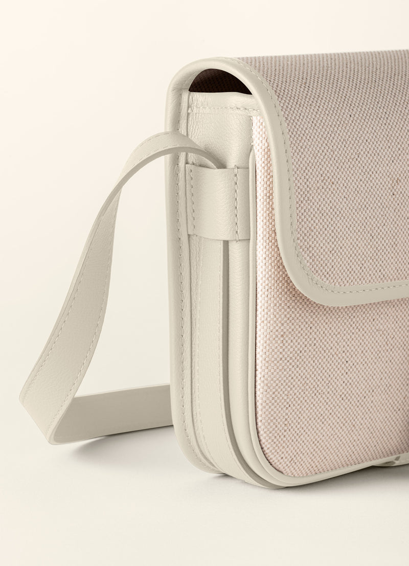 THE CROSS BODY BAG IVORY LEATHER