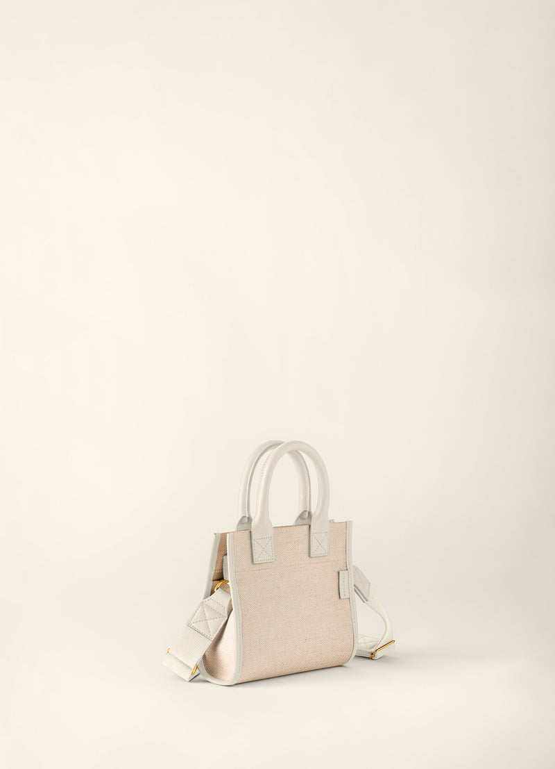 THE MINI CARRY-ALL TOTE BAG IVORY