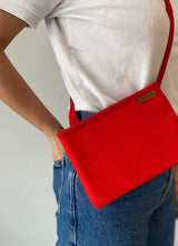 SMALL POUCH BAG WITH SHOULDER STRAP