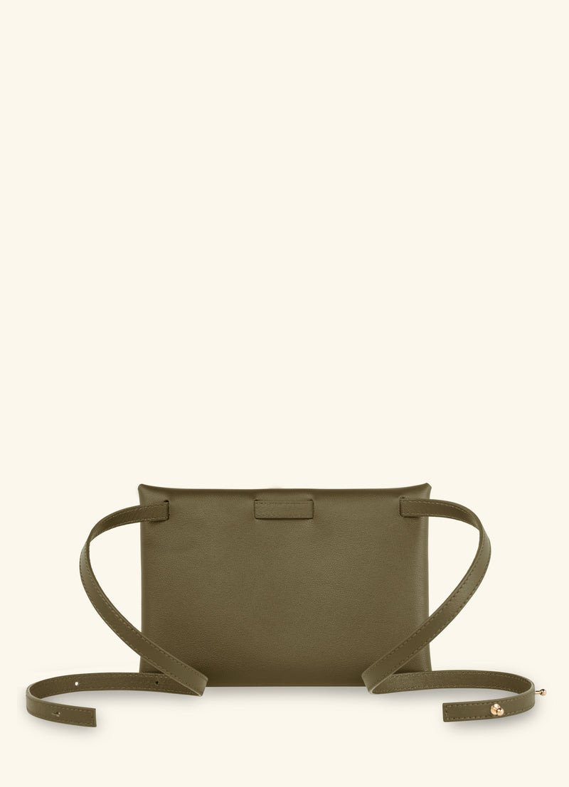 LARGE LEATHER ENVELOPE WITH STRAP