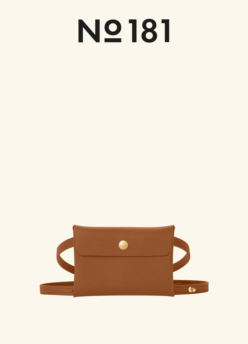 SMALL LEATHER ENVELOPE WITH STRAP