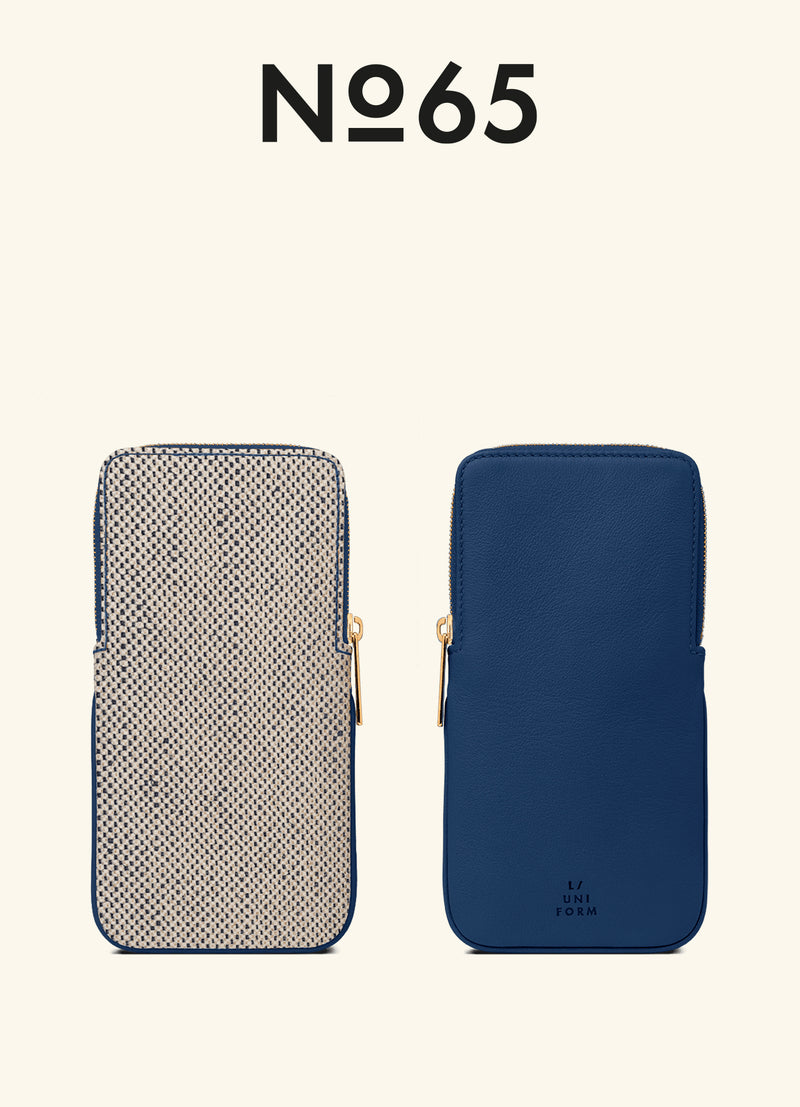 GLASSES CASE QUADRILLE CANVAS
